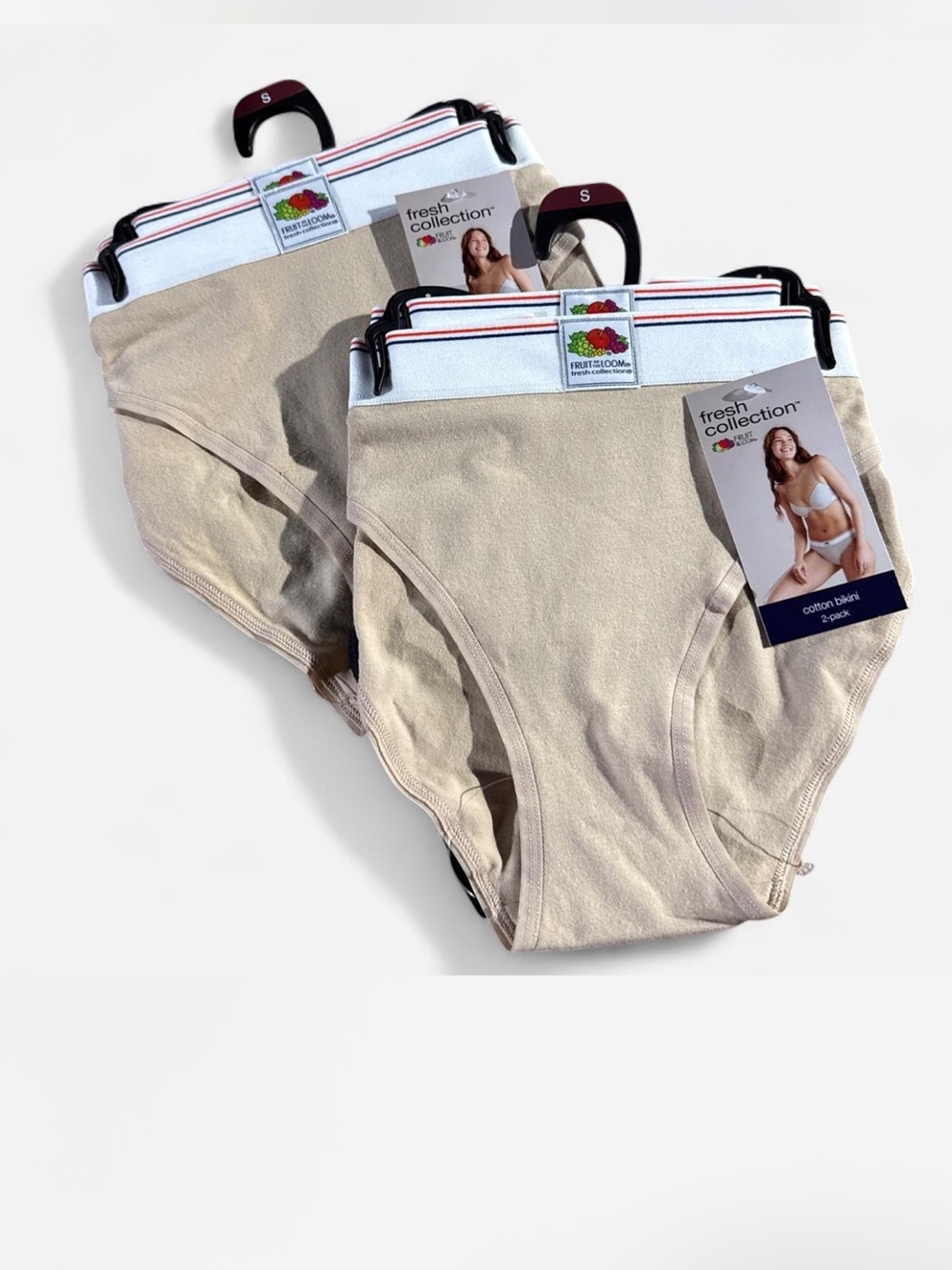 Cotton Bikini Bundle l beige and black